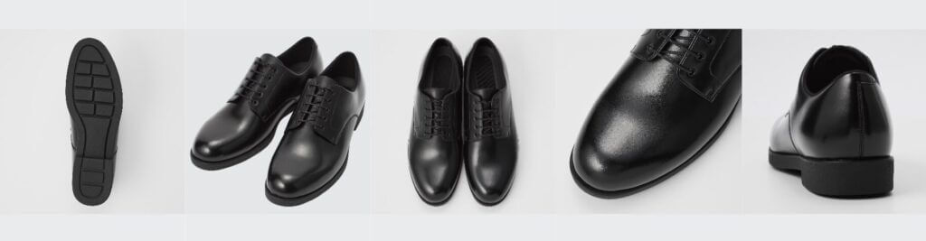 プレーントゥダービーシューズ