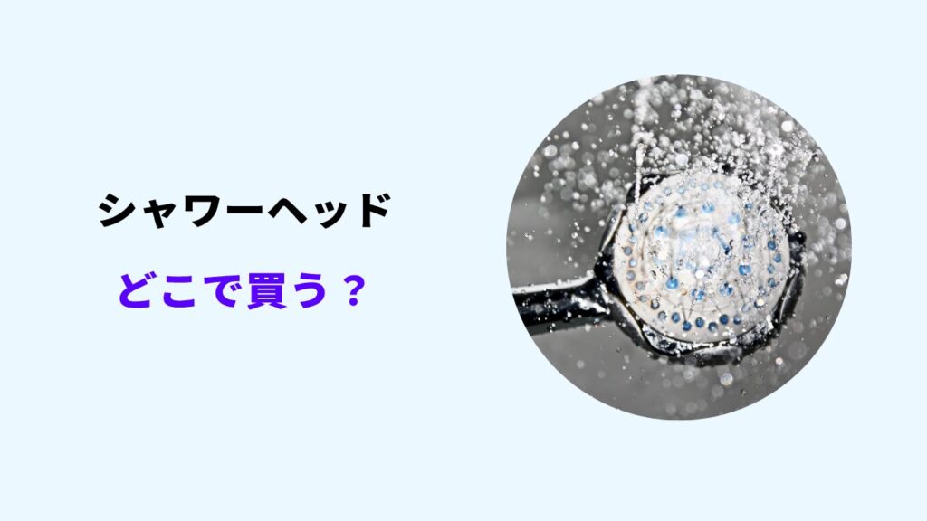 シャワーヘッド どこで買う