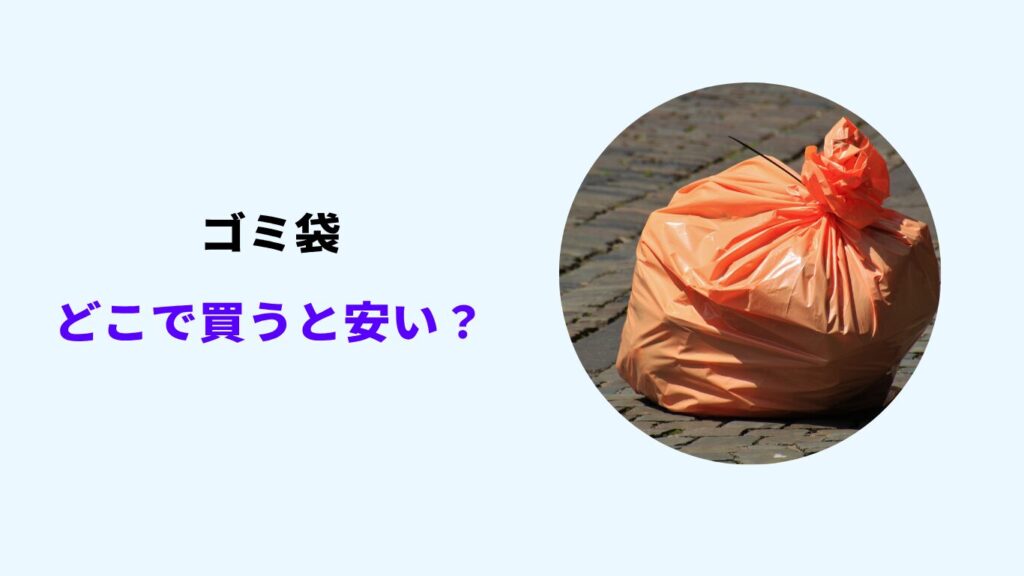 ゴミ袋 どこで買う 安い 45リットル